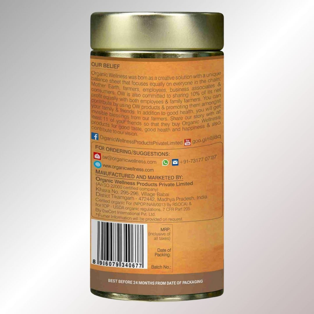 Cinnamon Liquid Yoga Herbal Tea | Caffeine-Free | 100% Organic | Tin Pack Of 100 GM