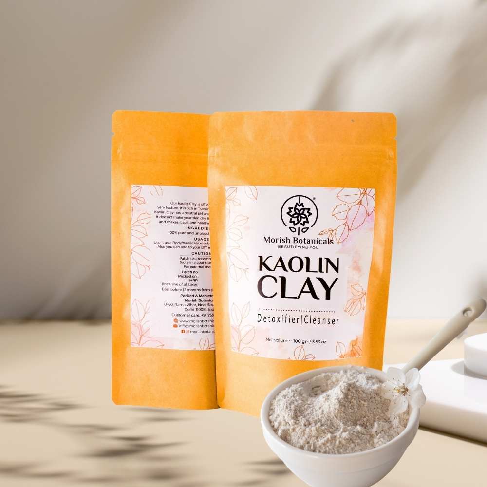 Kaolin Clay Powder Mask | For Dry Skin | Acne Reduction | 100 GM