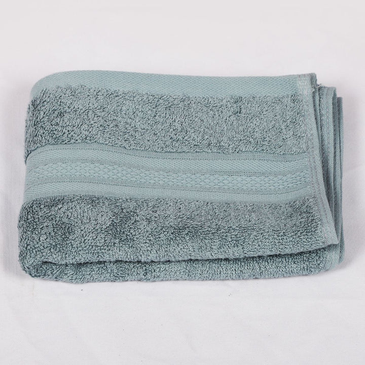 Premium Quality Bamboo Hand Towel | Gentle & Soft Fabric | Turquoise | Set Of 2