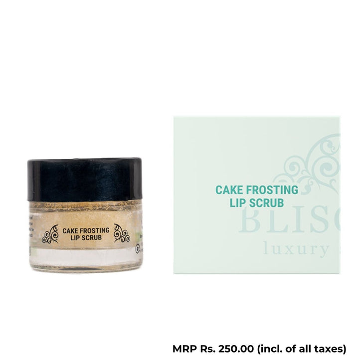 Cake Frosting Lip Scrub | Gentle Exfoliator | Nourished & Soft Lips | 10 GM