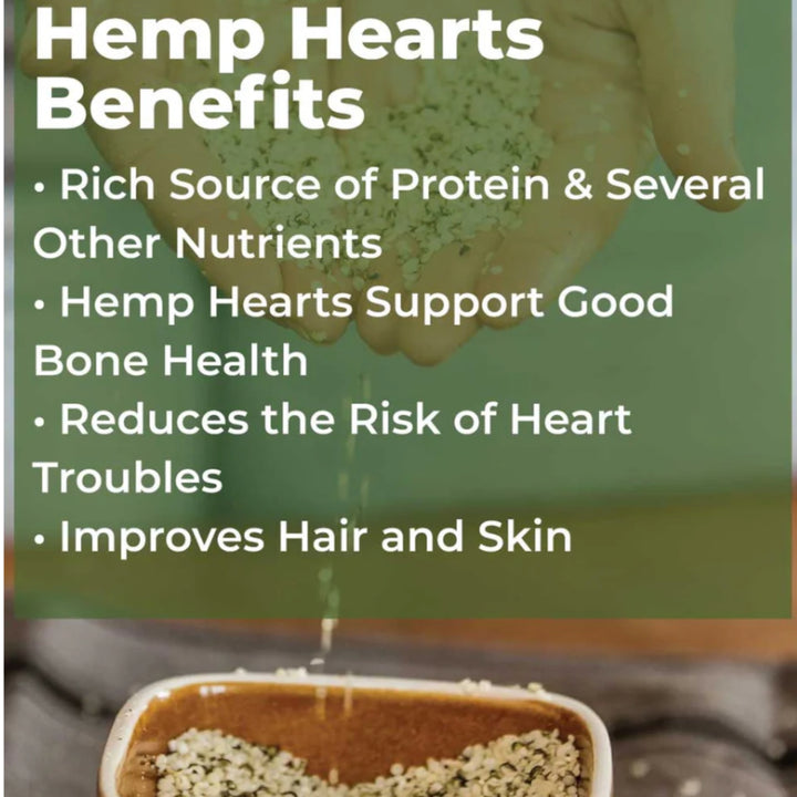 Hemp Hearts | Protein Rich | Powerhouse of Health, Minerals & Nutrients | Pouch of 150 G