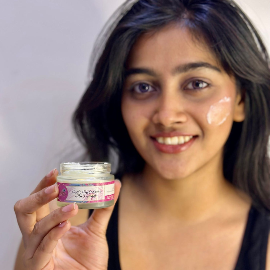 Washed Ghee With Turmeric Root & Saffron Moisturizer | 60 ML