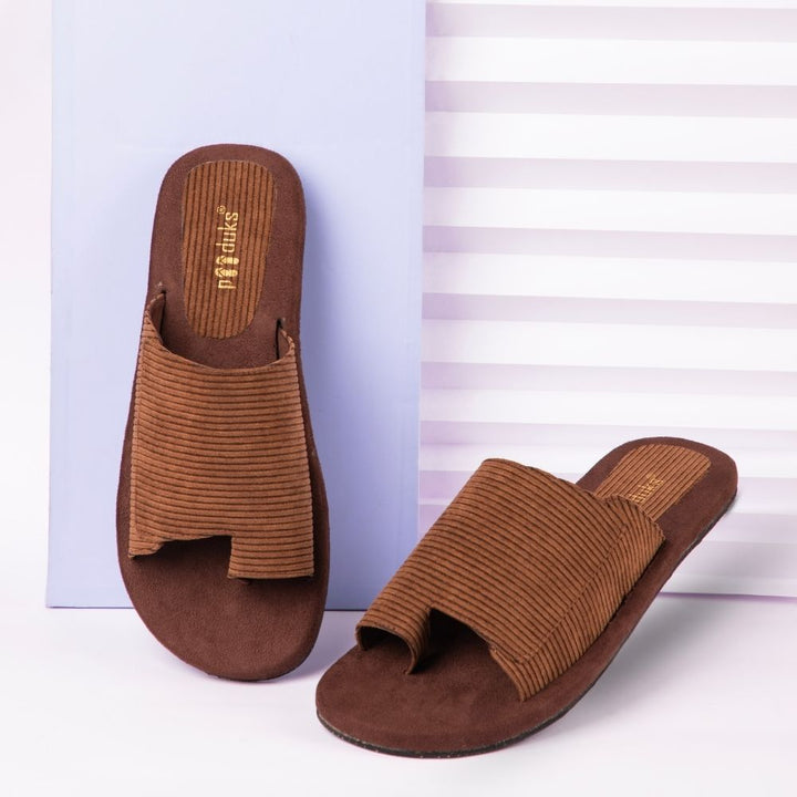 Mud Dark Brown Casual Flats | Unique With A Fashionable Flair | Eco Positive