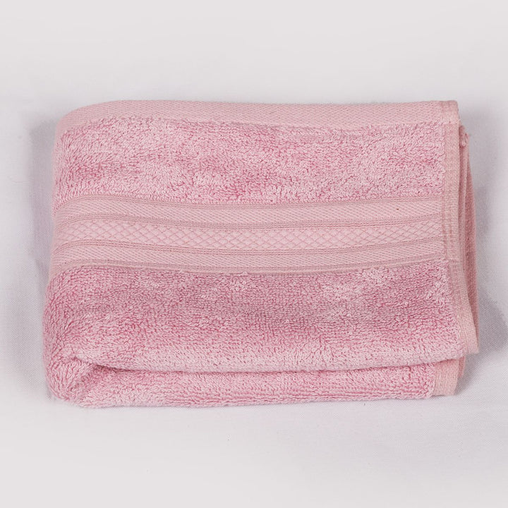 Bamboo Hand Towel | Gentle & Soft Fabric |  Pink, Turquoise & Beige | Set Of 6