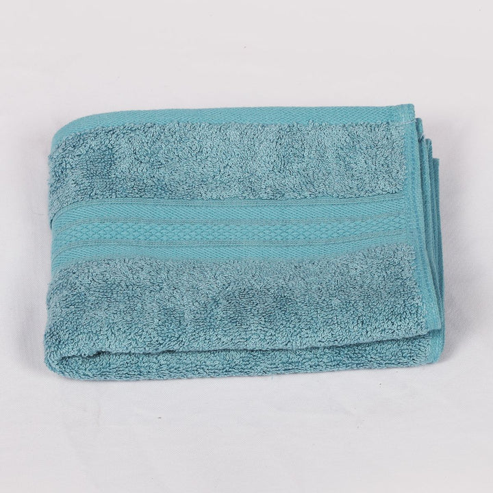 Natural Bamboo Hand Towel | Eco Friendly | Chemical Free | Blue | Set Of 2