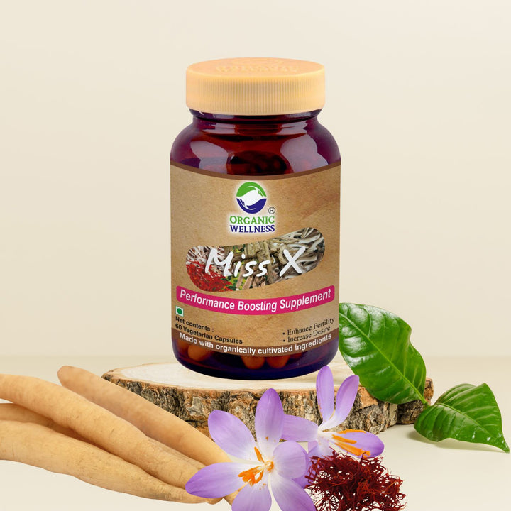 Miss-X Supplements | Organic | Women's Wellness | Balance Hormones | 60 Capsules