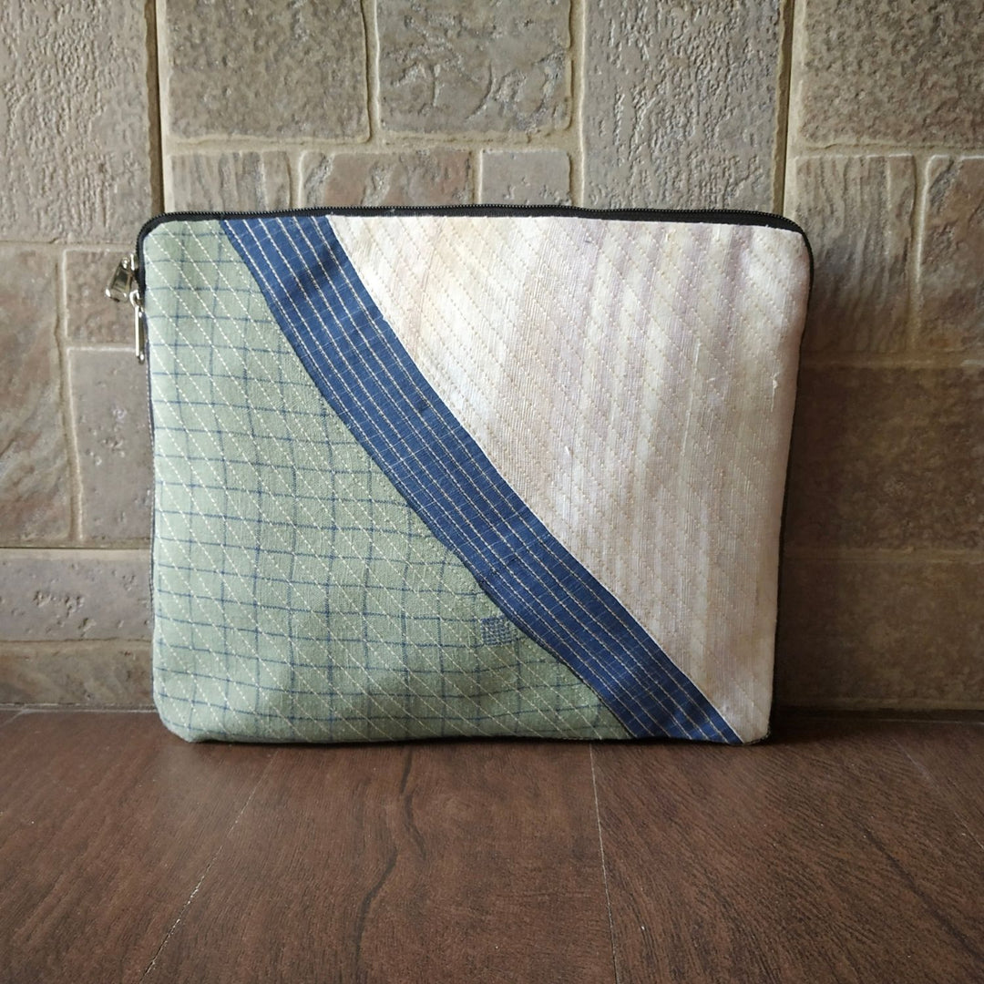 Geometric Embroidered Laptop Sleeve | Hand Crafted  | 11 Inches