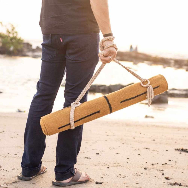 Yoga Mat Carrier Straps | Hand-Crafted | Macrame 