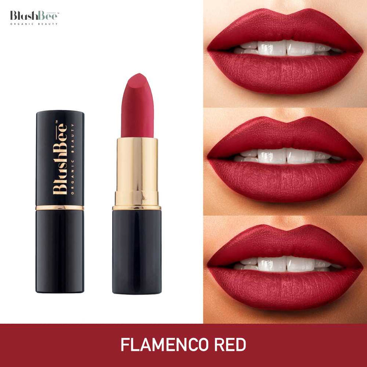 Flamingo Red Lipstick | Lip Nourishing| Vegan | Organic | 2.3 CM | 4.2 GM