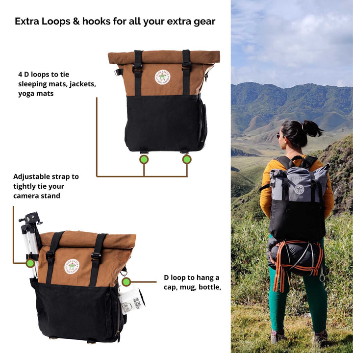 Pangolin Backpack | Earth-Friendly & Sustainable | Spacious & Multi-Functional