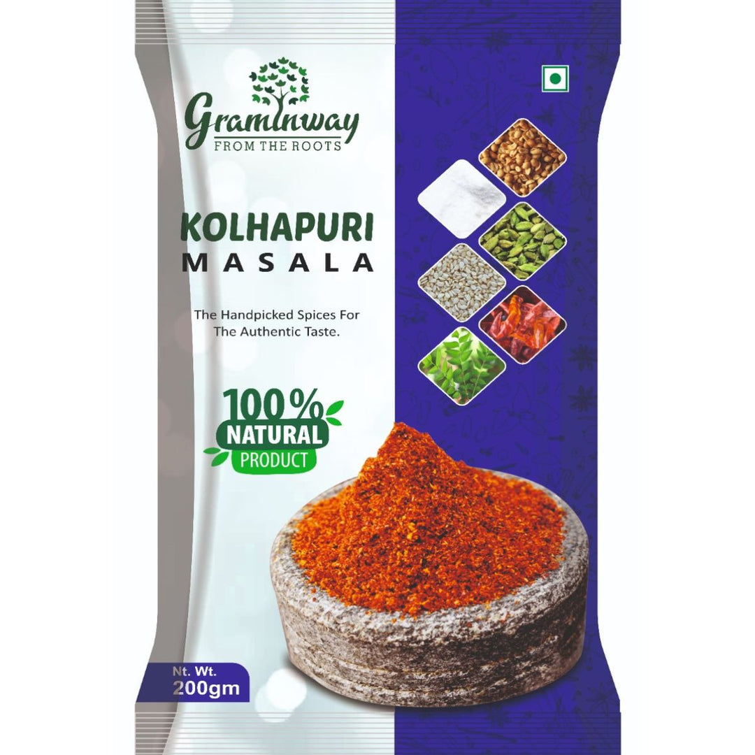 Kohlapuri Masala | Authentic Spice Mix | Freshly Ground Spice Mix | 200 GM