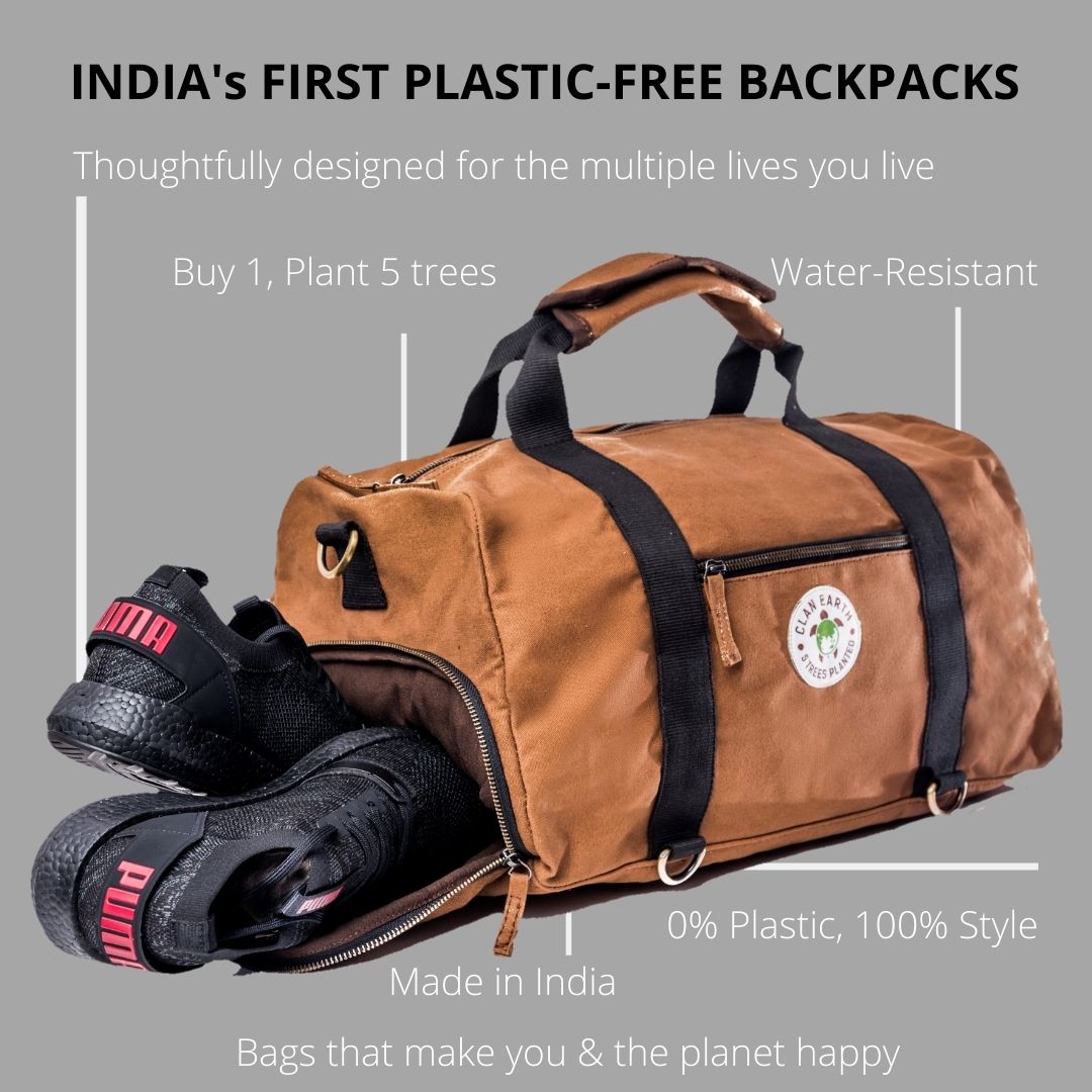 Rhino Duffel Bag | Classic Style & Multi-Functional | Handcrafted in Kolkata