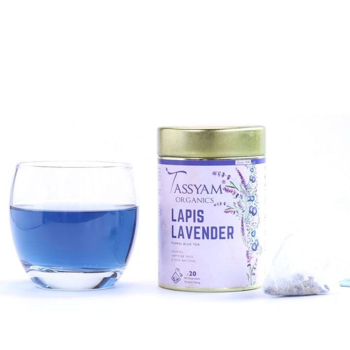 Lapis Lavender Tea | Natural | Floral Blend | Calming | Caffeine Free | 20 Tea Bags