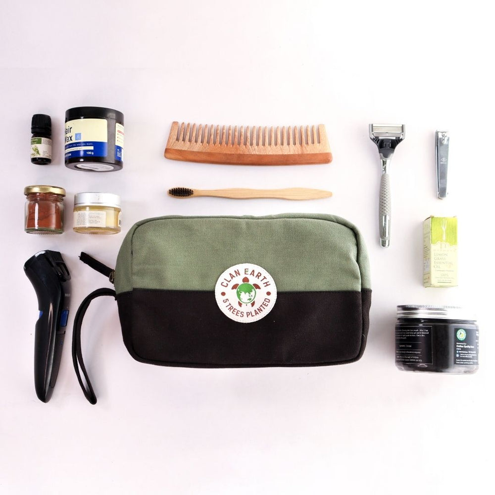 Oryx Dopp Kit | Plastic-Free and Cruelty-Free | Multi-Functional | Sturdy & Classy