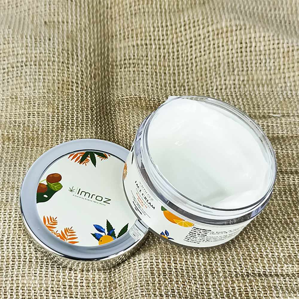 Face Cream With Hemp Seed Oil, Rosehip Oil & Neroli | Slows Ageing | 50 GM