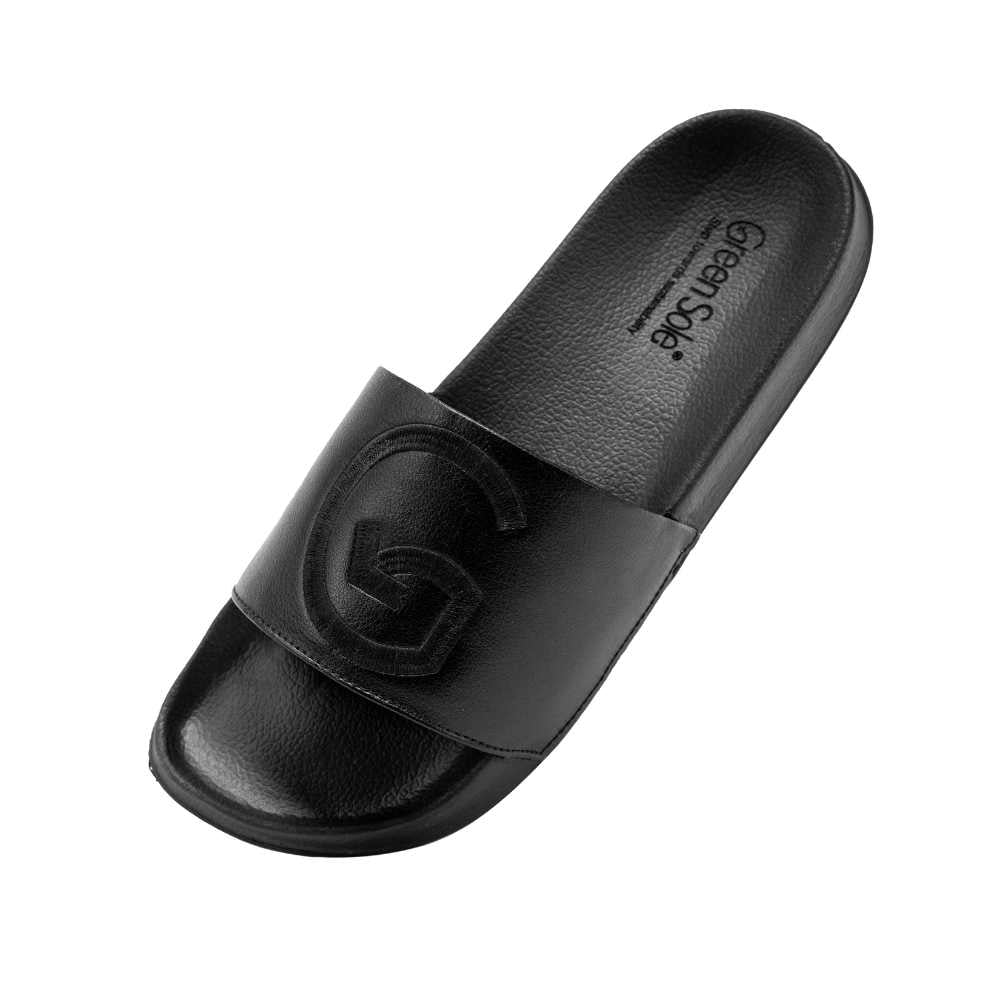 Pool Side Flip Flops | Carbon Strike | Sleek Design | Comfortable | Black