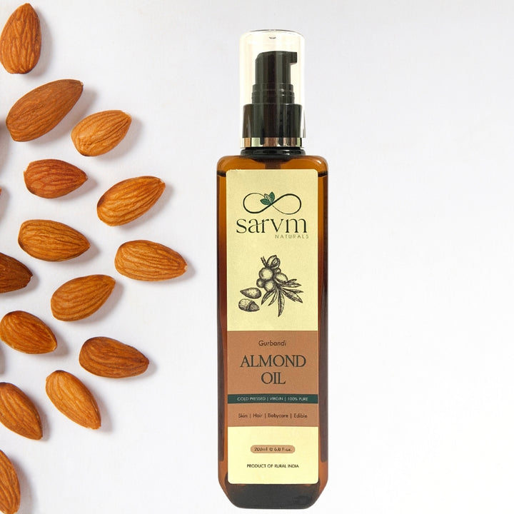 Almond Oil | Cold Pressed Vitamin Laden Gurbandi Almond | Natural Nutty Flavour