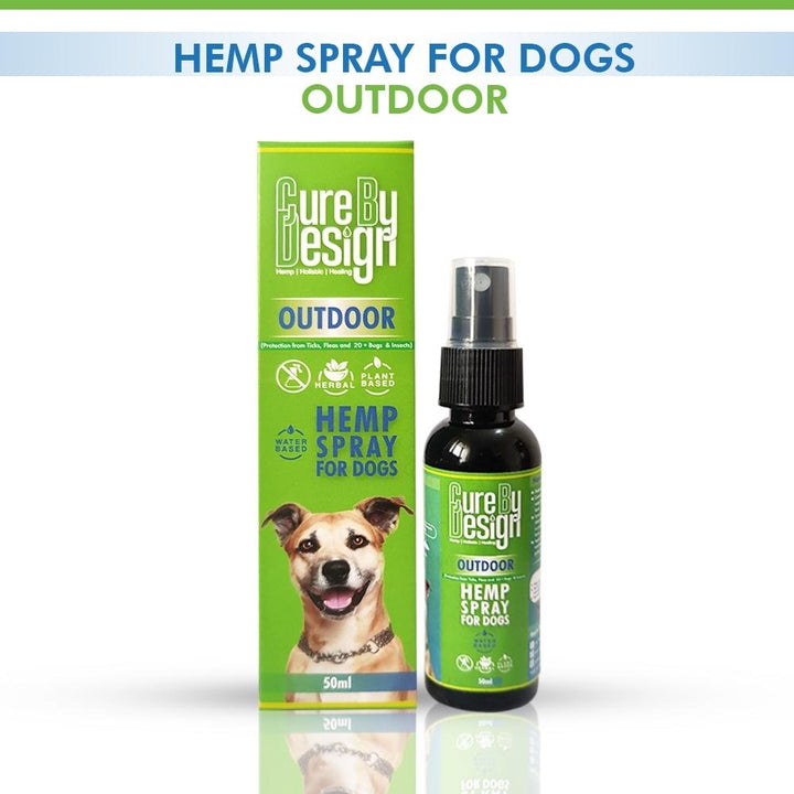 Hemp Bug Repellent Spray for Dogs  | Water Based | Herbal | Plant Based | 50 ML