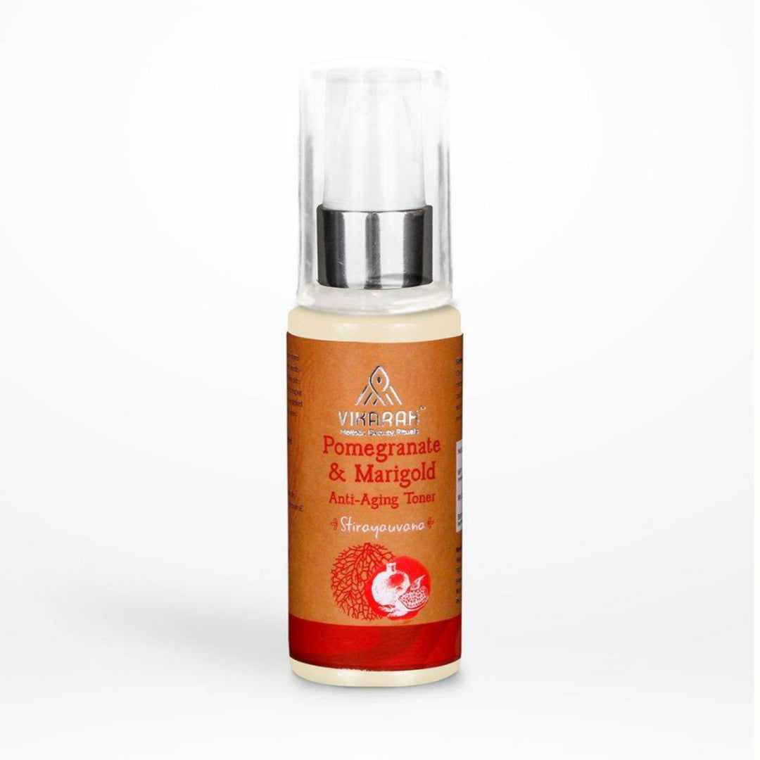 Pomegranate & Marigold Anti-Aging Face Toner | Ayurvedic Botanicals | 60 ML