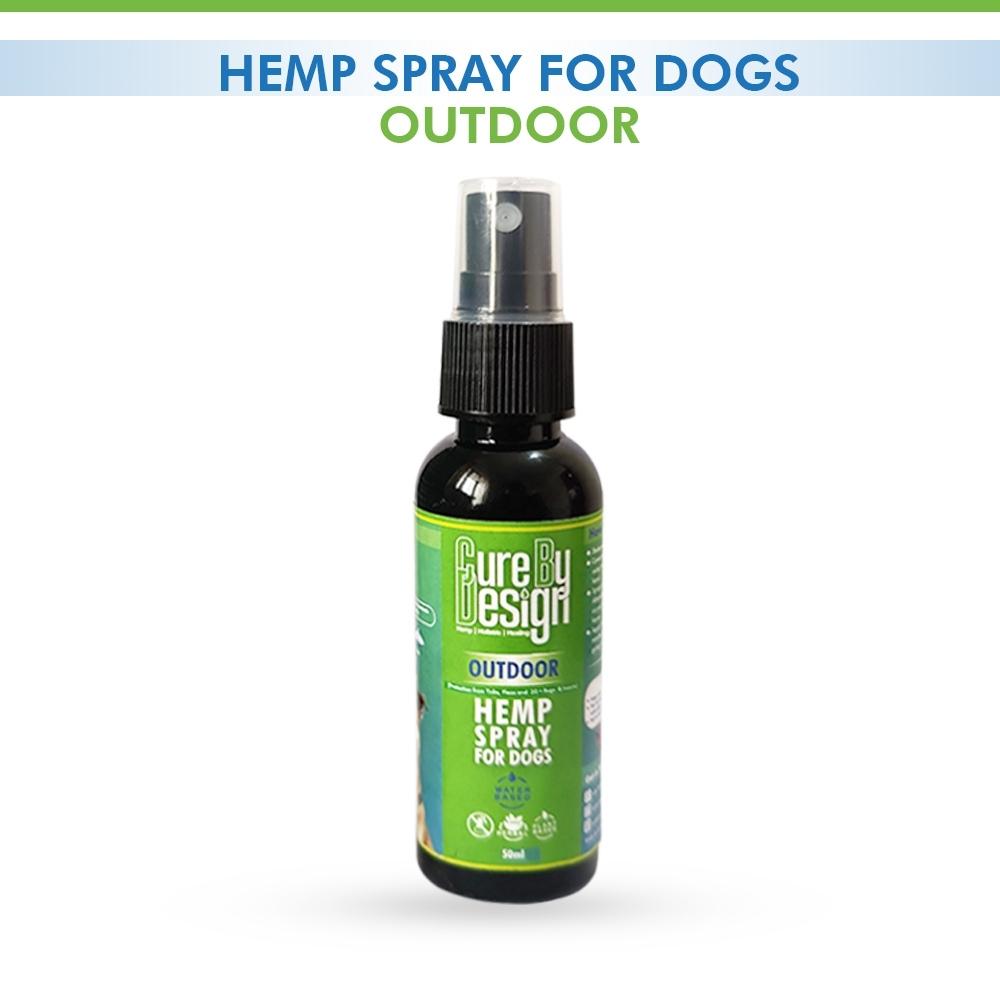 Hemp Bug Repellent Spray for Dogs  | Water Based | Herbal | Plant Based | 50 ML