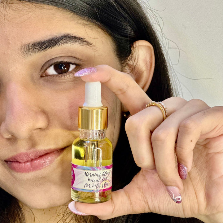 Morning Glow Facial Oil For Oily Skin | Light & Quick Absorbing | Anti-Acne