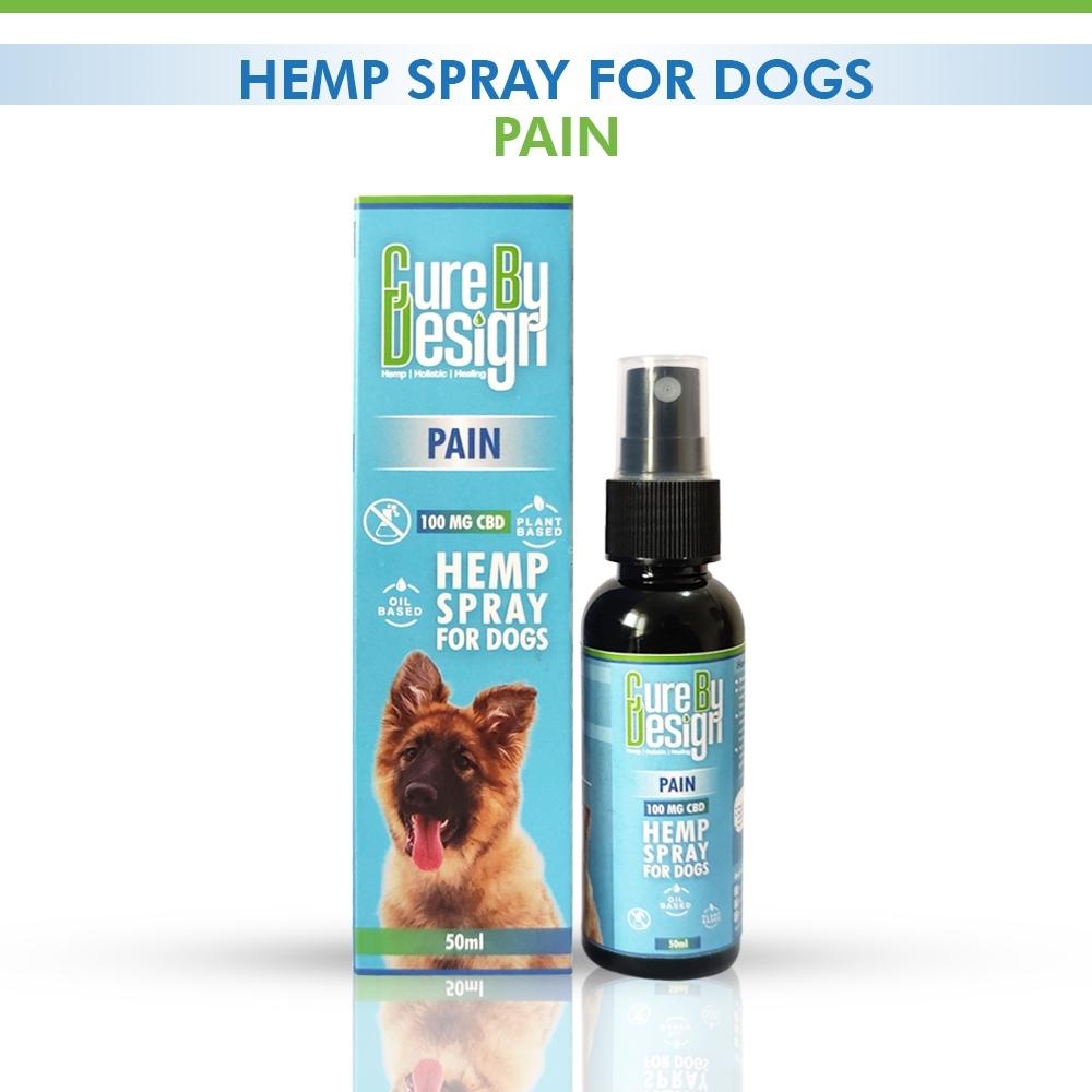 Hemp Calming Spray for Dogs | CBD 100 MG | Pain Relief | Oil Based | 50 ML