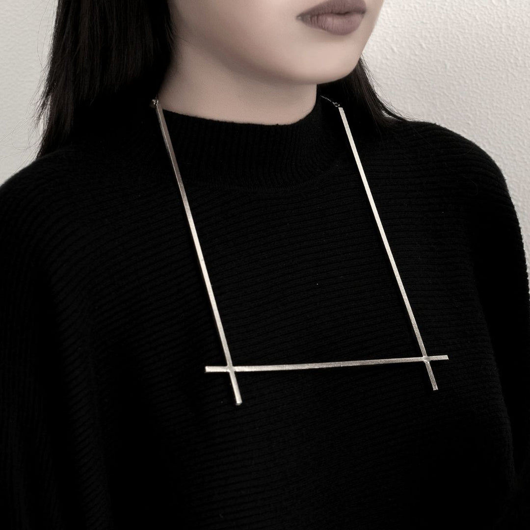 Minimus | Gold Finish Brass Neckpiece |  Hand-Crafted | Sustainable | Aesthetic Design