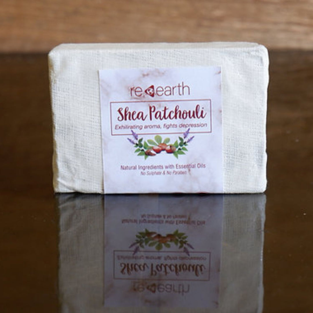 Shea Patchouli Handmade Soap | 100% Natural | Refreshing Aroma | 100 GM