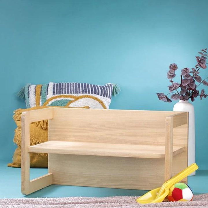 Petit Cube Kids Bench  | Canadian Ash Wood | Hand-Crafted