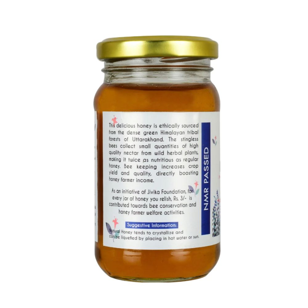 Forest Honey | Unadulterated | Raw | Healthful | Beauty Care | Fitness | Glass Jar of 500 GM