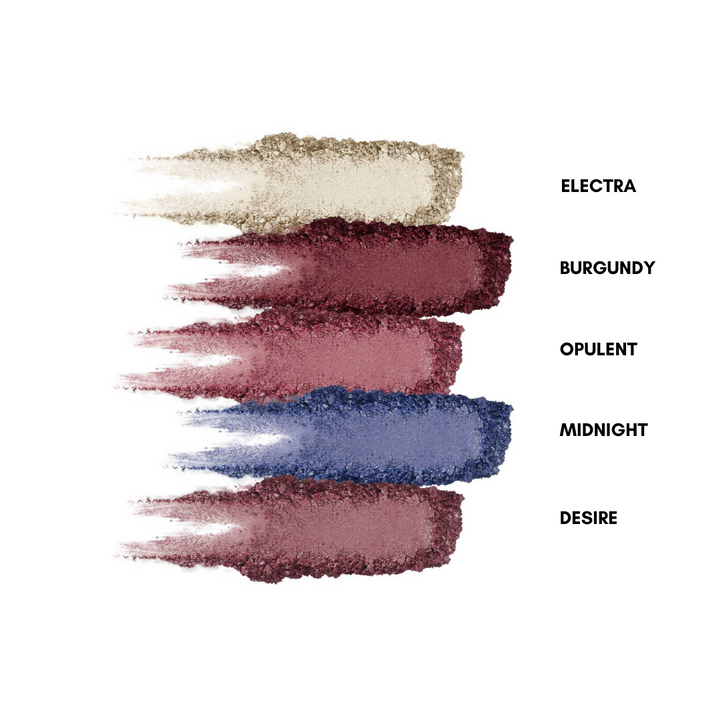 Party Hue Eye Shadow | 12 Hr Stay | Organic | Pigmented | 5-Shade Palette | 11.5 GM