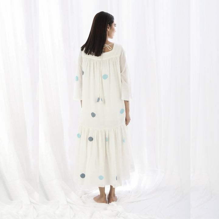 Women Maxi Dress | Minimalist Design | Comfy Day Wear | Pristine White