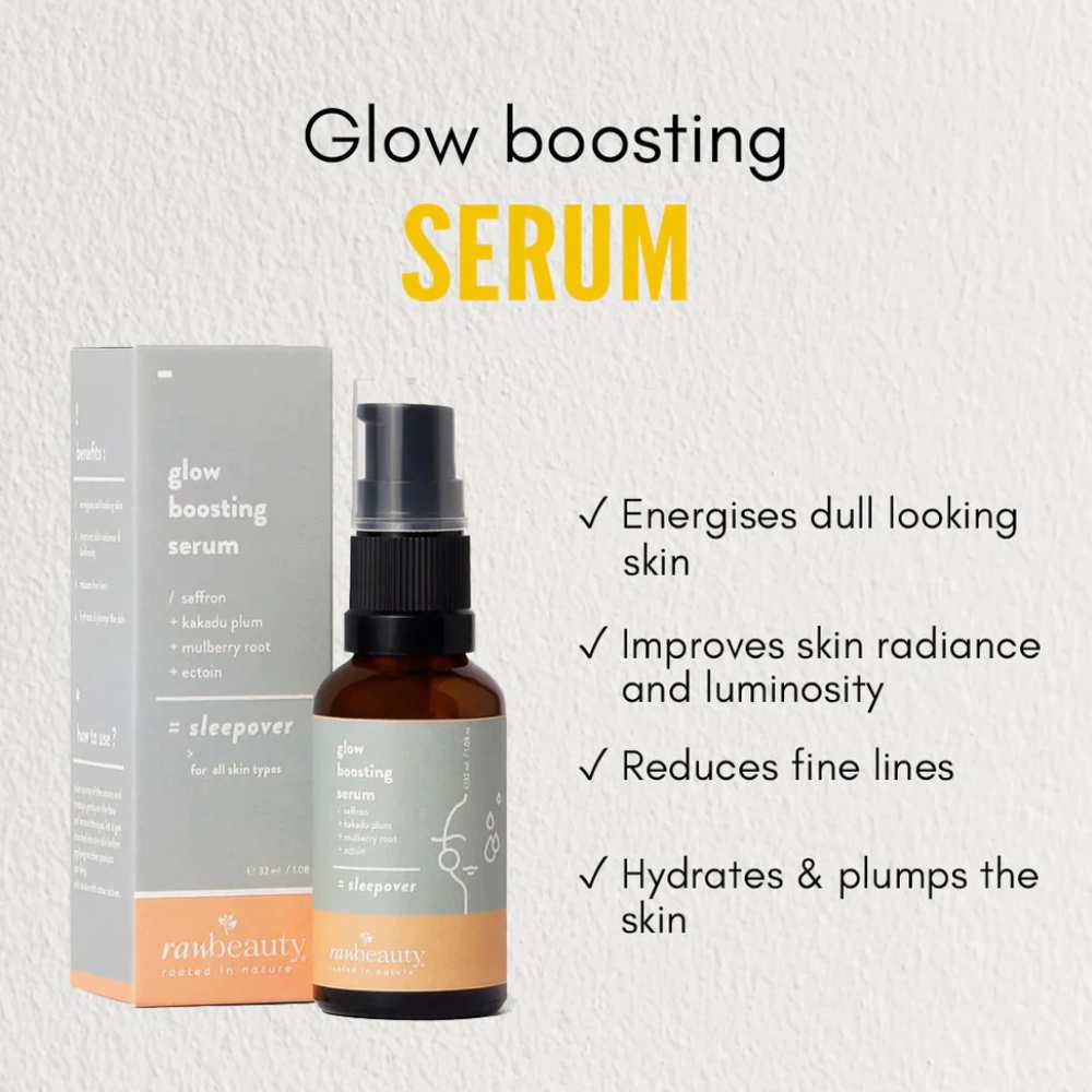 Glow Boosting Face And Eye Serum | PM Routine | Saffron | 32 ML