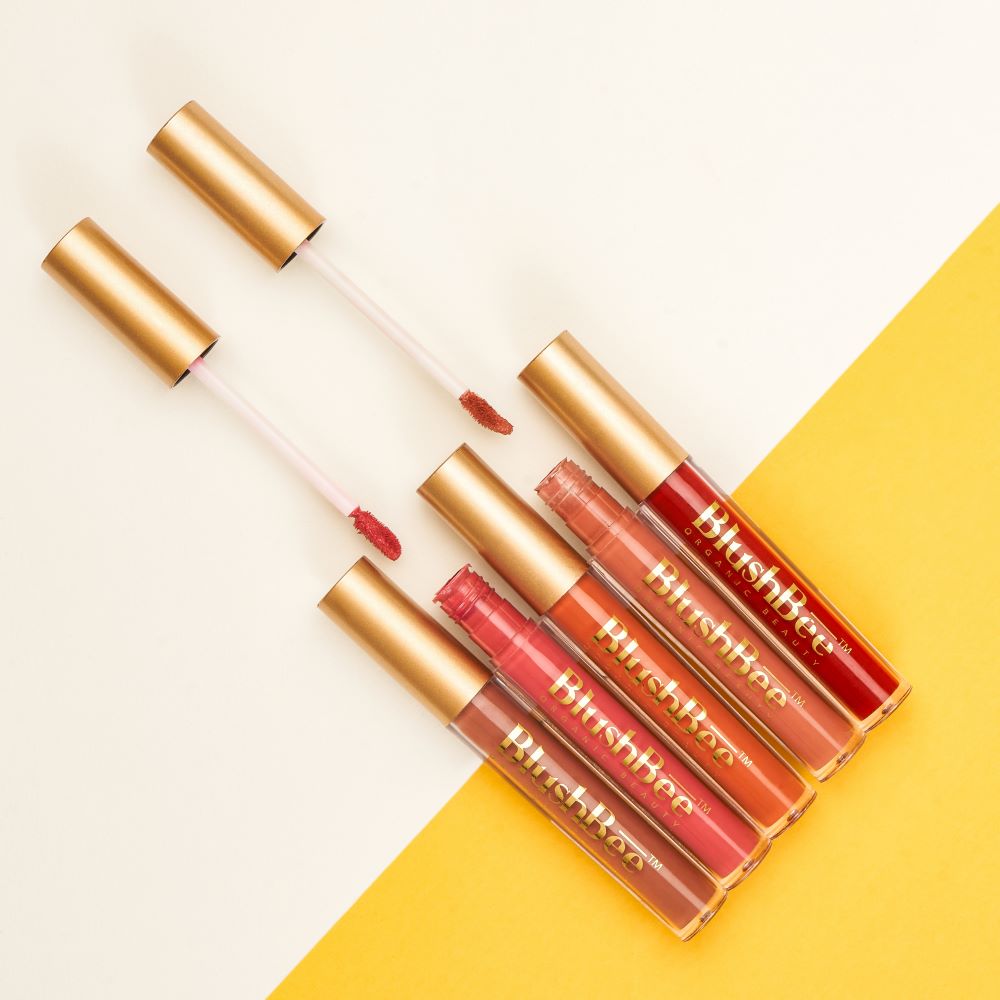 Almond Brown Liquid Lipstick | Smudge-Proof | Long-Lasting | Natural | 15 ML