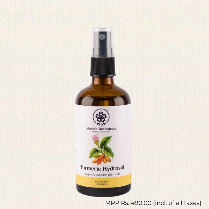 Organic Turmeric Water Spray | Clear Skin | Healthy Scalp | Distilled | 100 ML