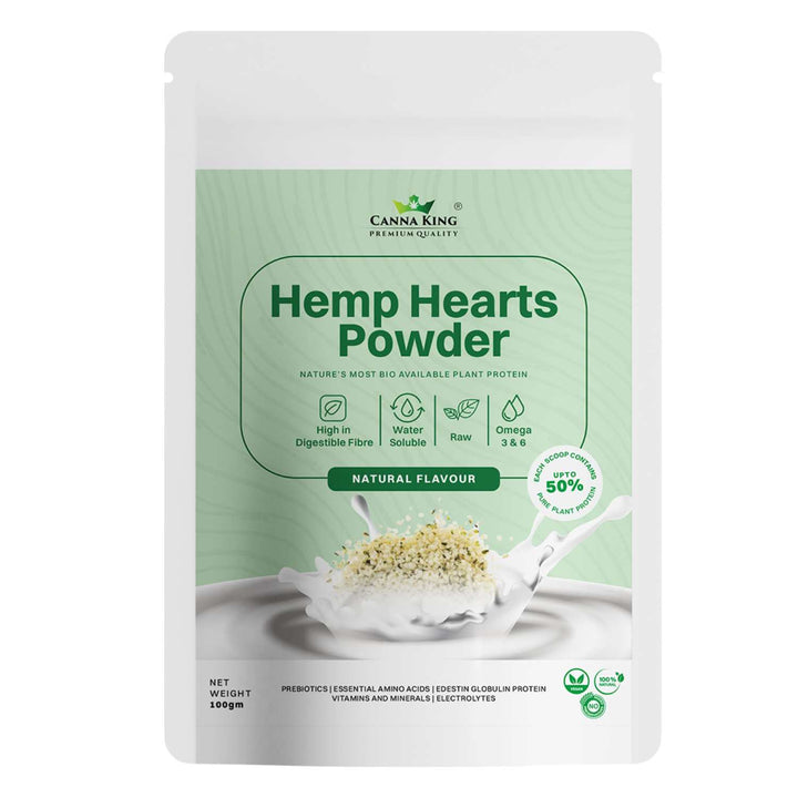 Hemp Heart Protein Powder | Unflavoured | Protein-Rich | Unsweetened | Water Soluble