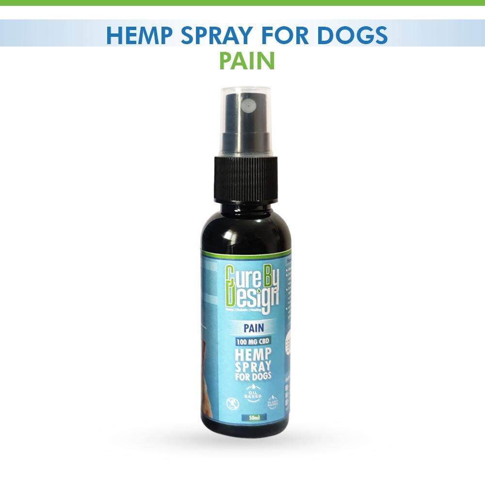 Hemp Calming Spray for Dogs | CBD 100 MG | Pain Relief | Oil Based | 50 ML