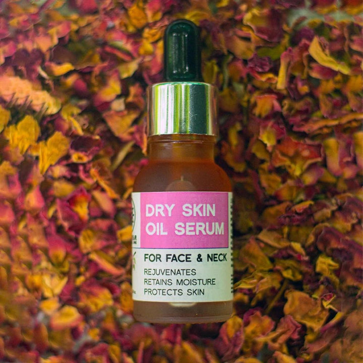 Dry Skin Serum | Face And Neck | Vegan | Anti-Ageing | Aromatherapy | 15 ML