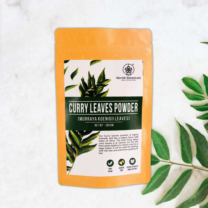 Curry Leaves Powder Mask | Hair Growth | Acne Prone Skin | Vegan | 100 GM