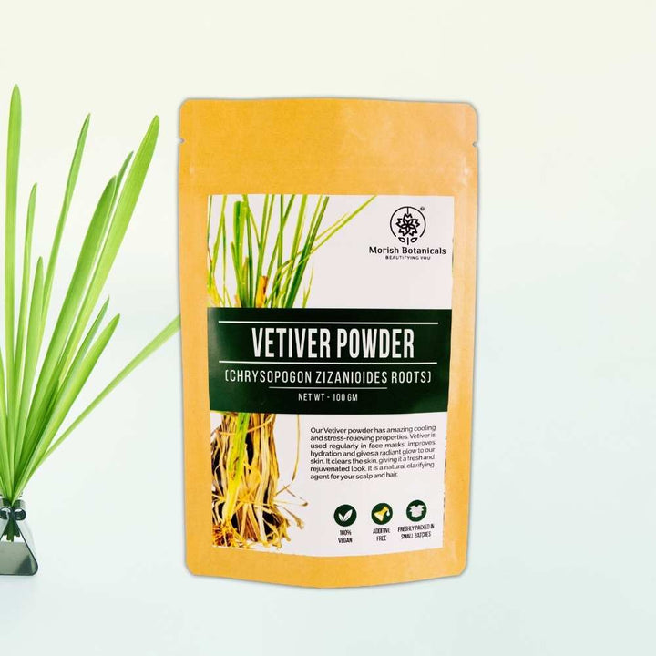 Vetiver Root Powder | Skin Glow | Scalp Care | Body Odour | Vegan | 100 GM