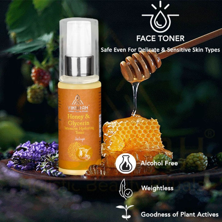 Honey & Glycerine Intensive Hydrating Toner | Hydrating and Anti-Ageing | 60 ML 