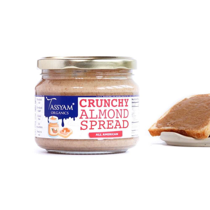 Crunchy Almond Butter | Organic |  Natural | Gluten Free |300 GM