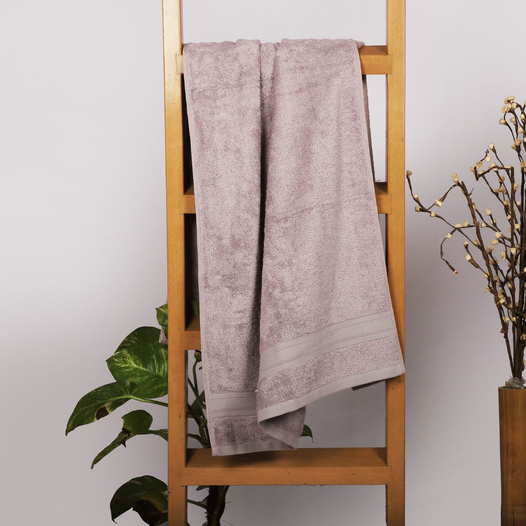 Bamboo Bath Towel | Soft | Comfortable | Grape | Single Piece