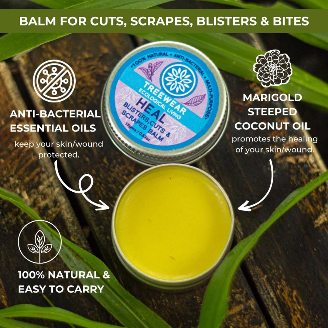 Heal Balm | 100 % Natural | Anti-Bacterial | Multipurpose Balm | 15 GM