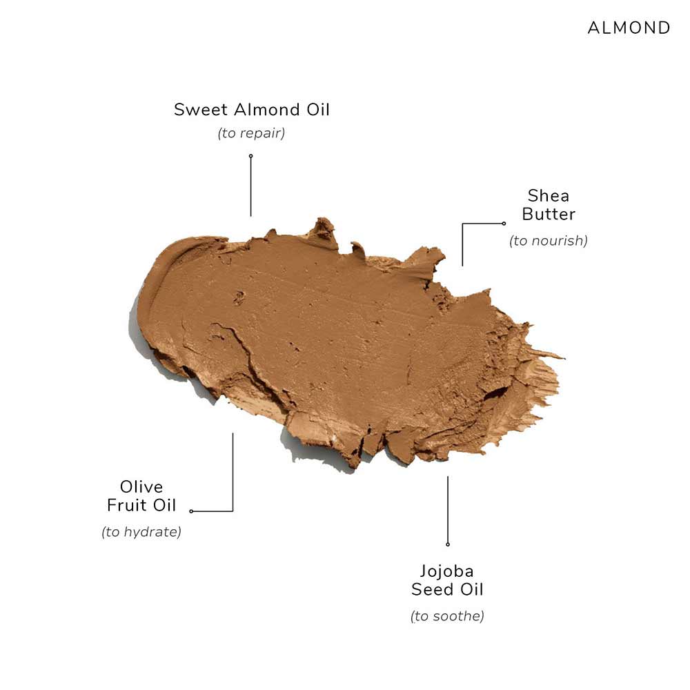 Almond Face Stick | SPF 15 | Natural | Warm with Golden Undertone | 8 GM