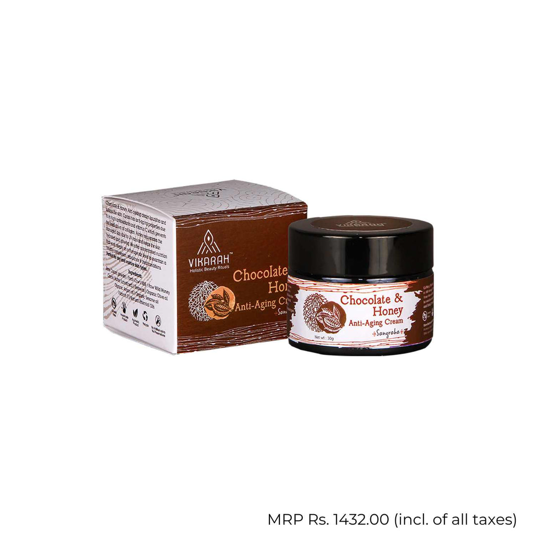 Chocolate & Honey Anti-Ageing Cream | Multi-Usage as Primer, Lip Mask