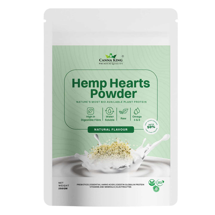 Hemp Heart Protein Powder | Unflavoured | Protein-Rich | Unsweetened | Water Soluble