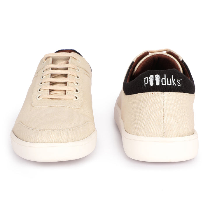 Beige Sneakers | A Sustainable Bliss | Comfy Heel Support | Water Resistant