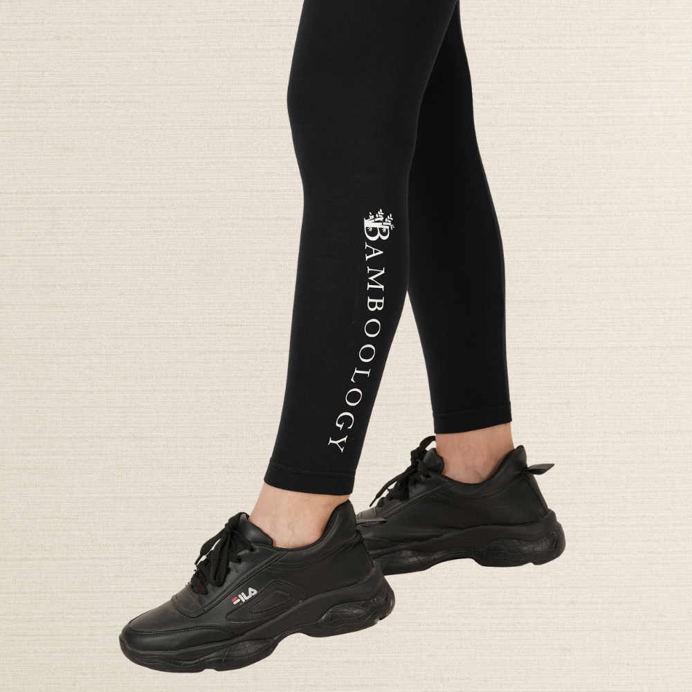 Yoga Pants | Sustainable | Eco-Friendly | Workout Wear | Women Active Wear | Black