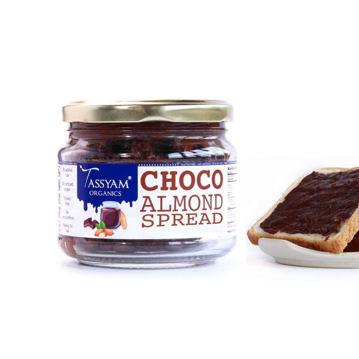 Rich Dark Chocolate Almond Spread | Organic |  Natural | Gluten Free | 300 GM